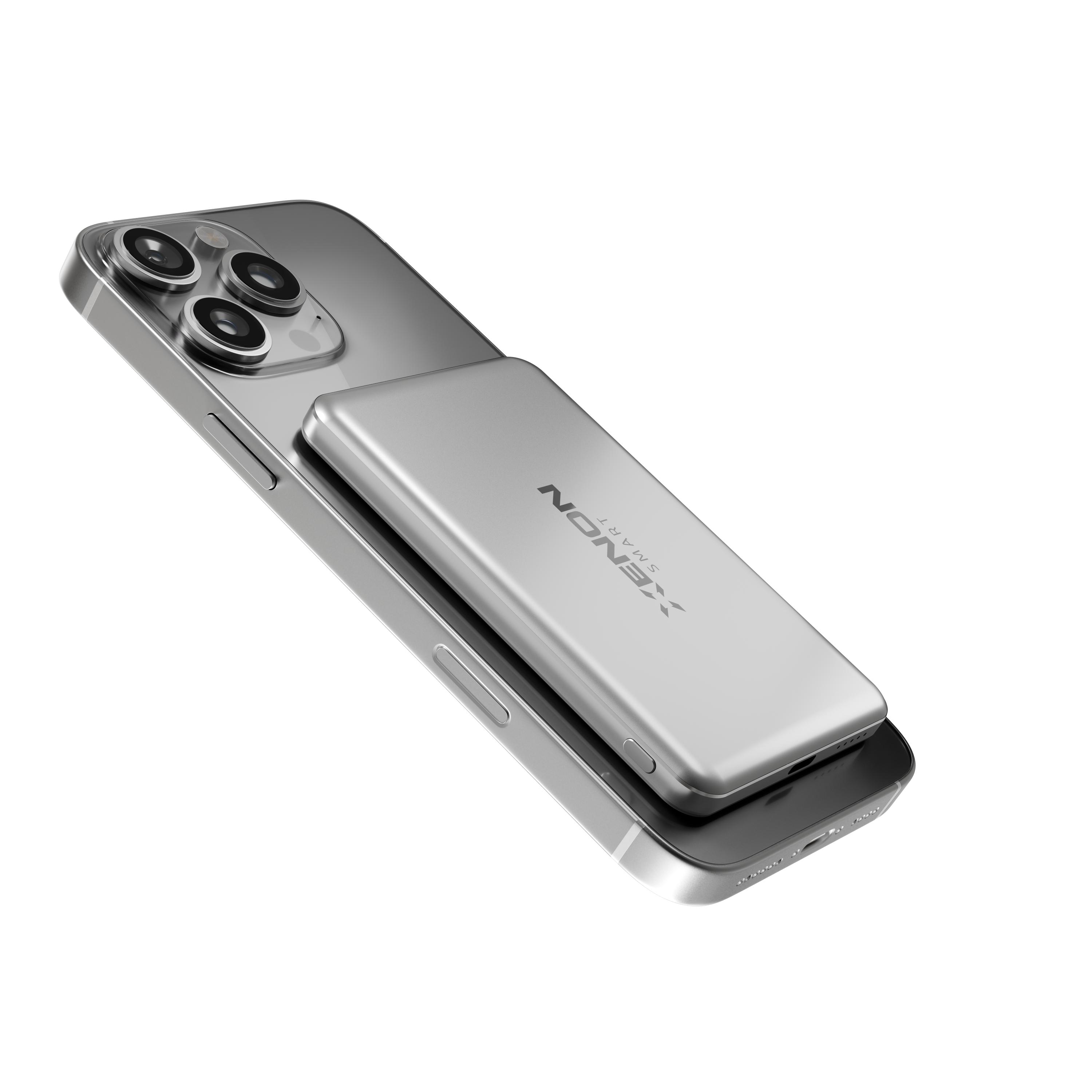 Xenon Smart X6440 5000mAh 15W Manyetik Kablosuz Powerbank 22.5W PD USB-C İnce Gövde