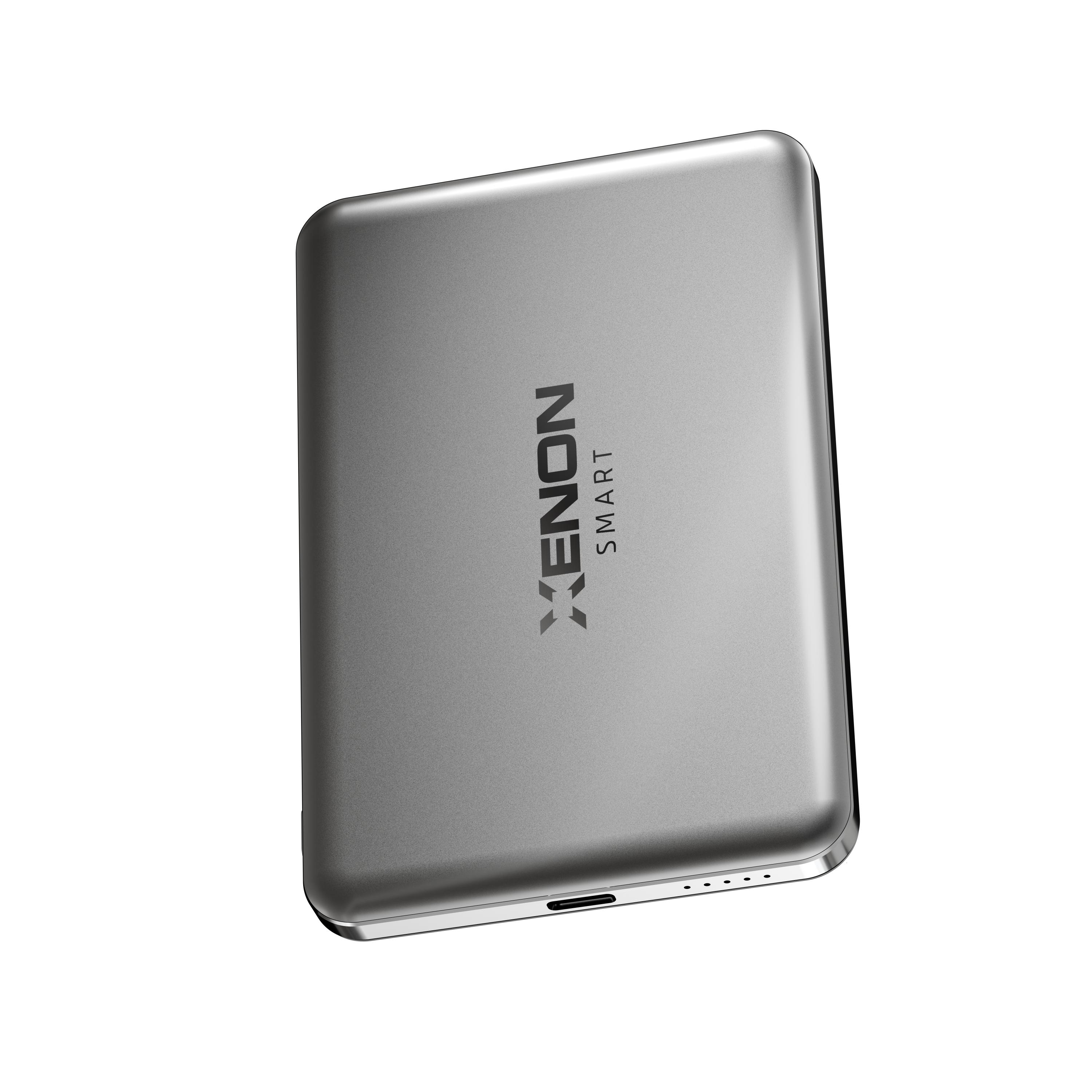 Xenon Smart X6440 5000mAh 15W Manyetik Kablosuz Powerbank 22.5W PD USB-C İnce Gövde