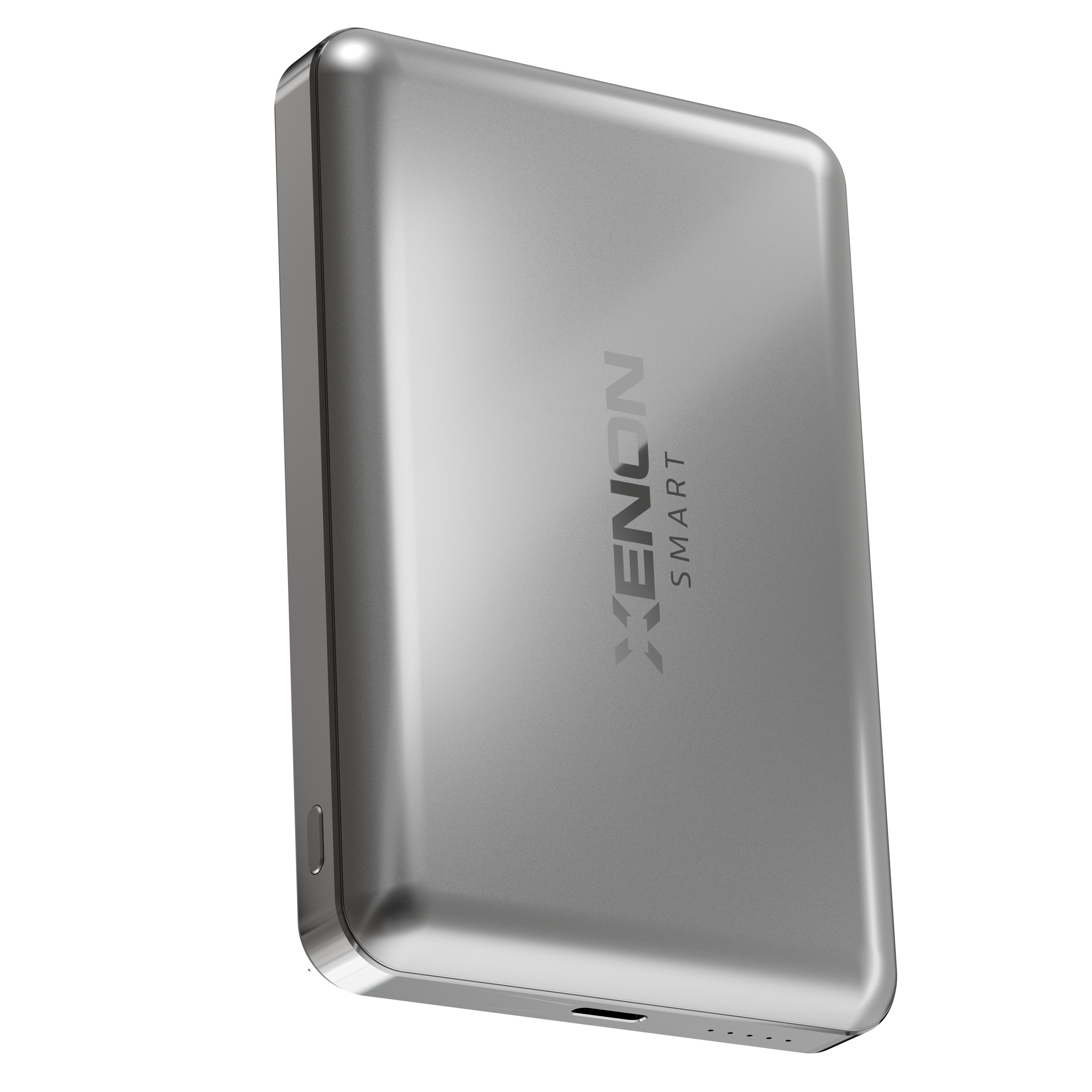 Xenon Smart X6441 MagSafe Powerbank 10000mAh 15W Kablosuz 22.5W Hızlı Şarj Alüminyum Kasa