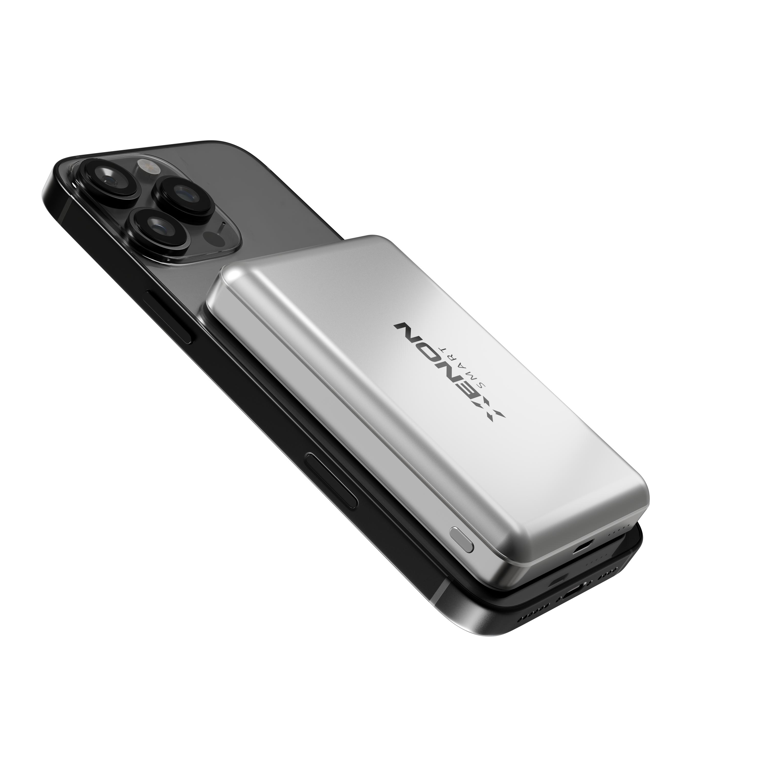 Xenon Smart X6441 MagSafe Powerbank 10000mAh 15W Kablosuz 22.5W Hızlı Şarj Alüminyum Kasa