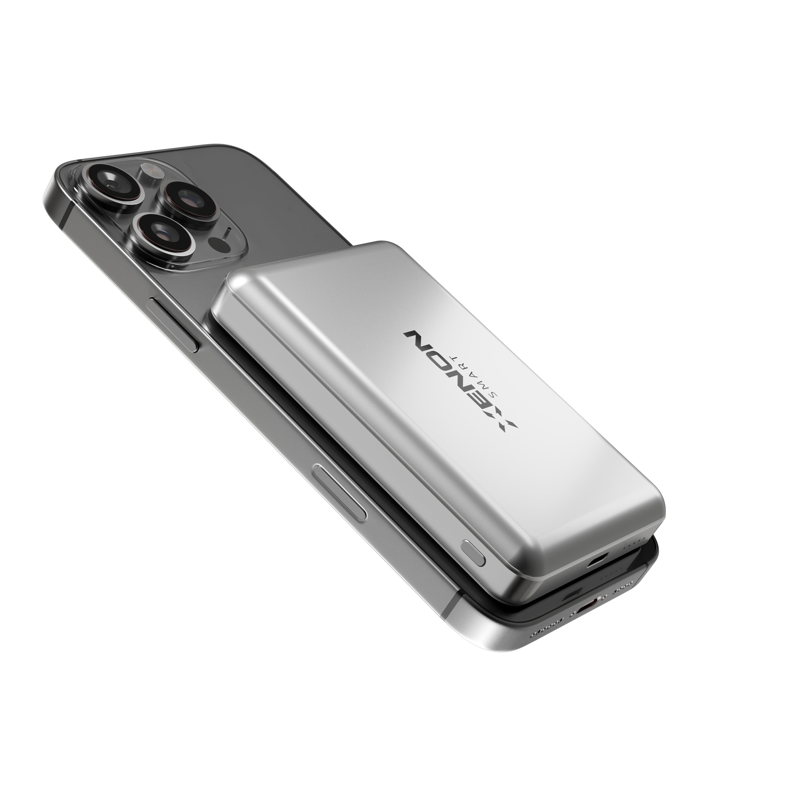 Xenon Smart X6441 MagSafe Powerbank 10000mAh 15W Kablosuz 22.5W Hızlı Şarj Alüminyum Kasa