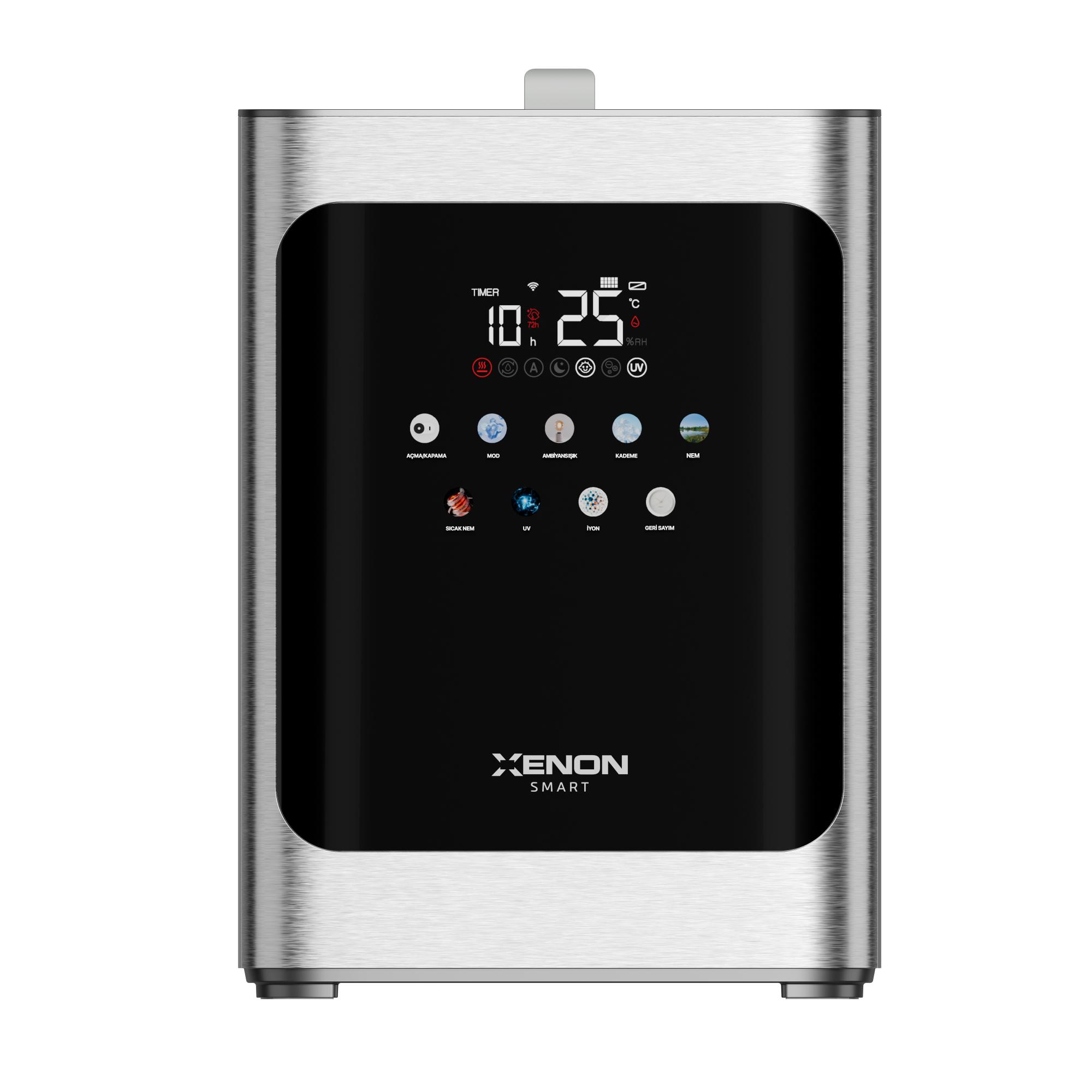 Xenon Smart X7452 Pure 4.8L Sıcak Soğuk Buhar UV Plazma Wi-Fi 38dB Sessiz Akıllı Hava Nemlendirici