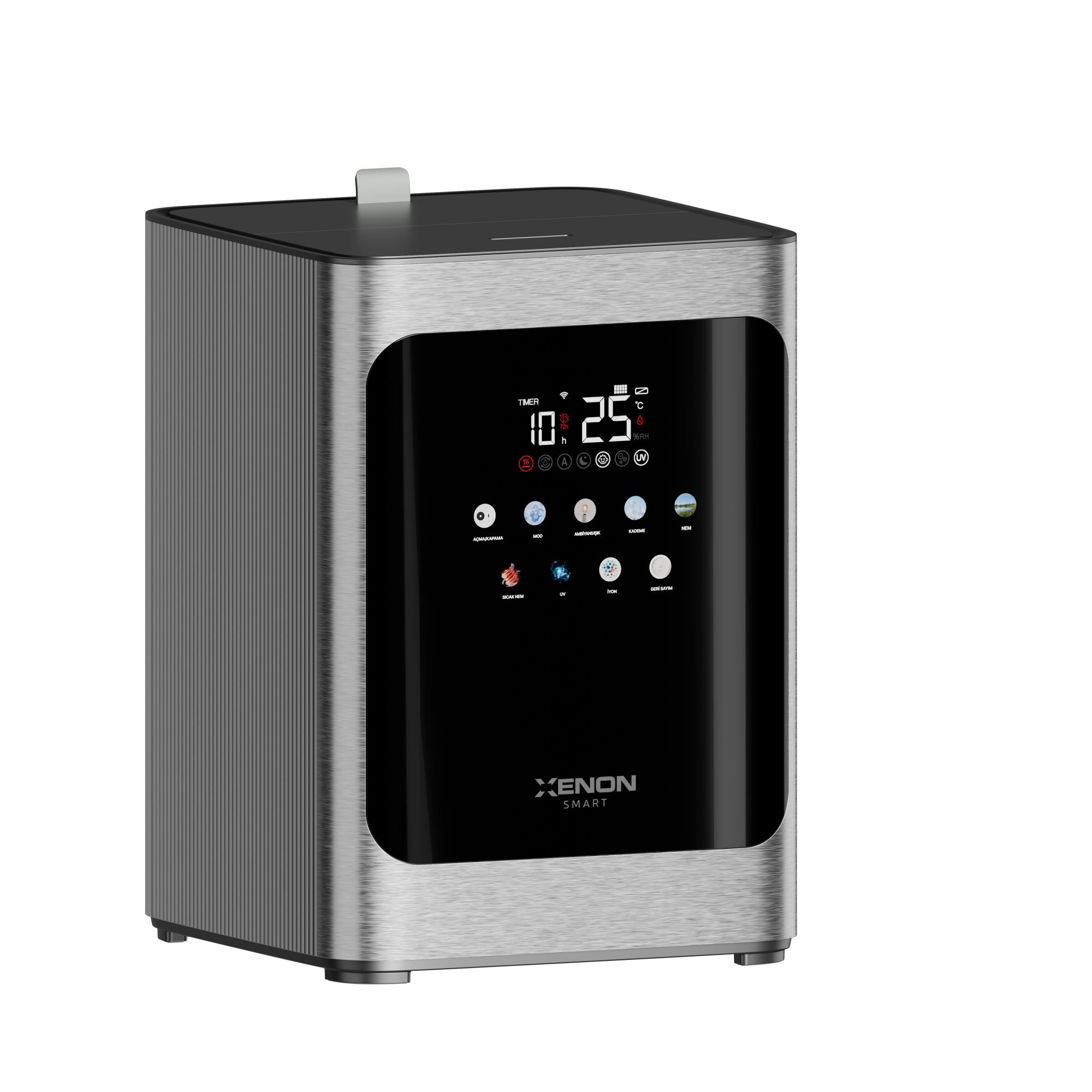 Xenon Smart X7452 Pure 4.8L Sıcak Soğuk Buhar UV Plazma Wi-Fi 38dB Sessiz Akıllı Hava Nemlendirici