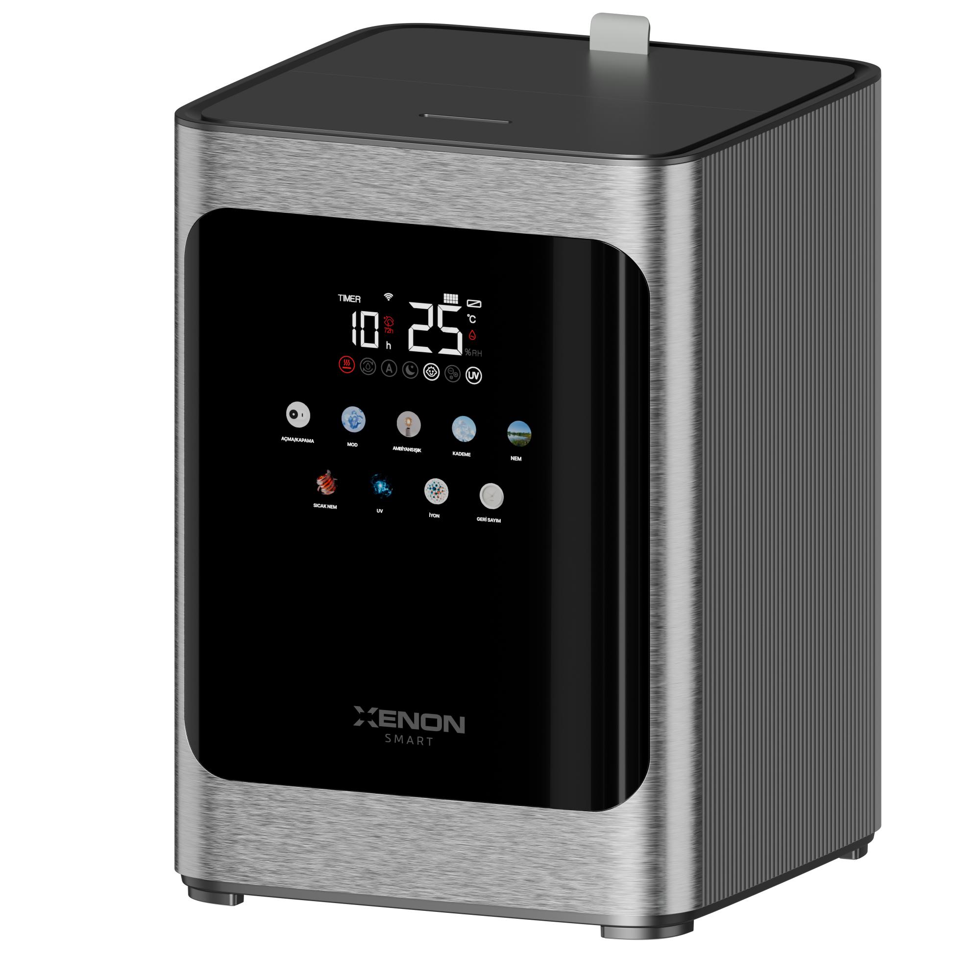 Xenon Smart X7452 Pure 4.8L Sıcak Soğuk Buhar UV Plazma Wi-Fi 38dB Sessiz Akıllı Hava Nemlendirici