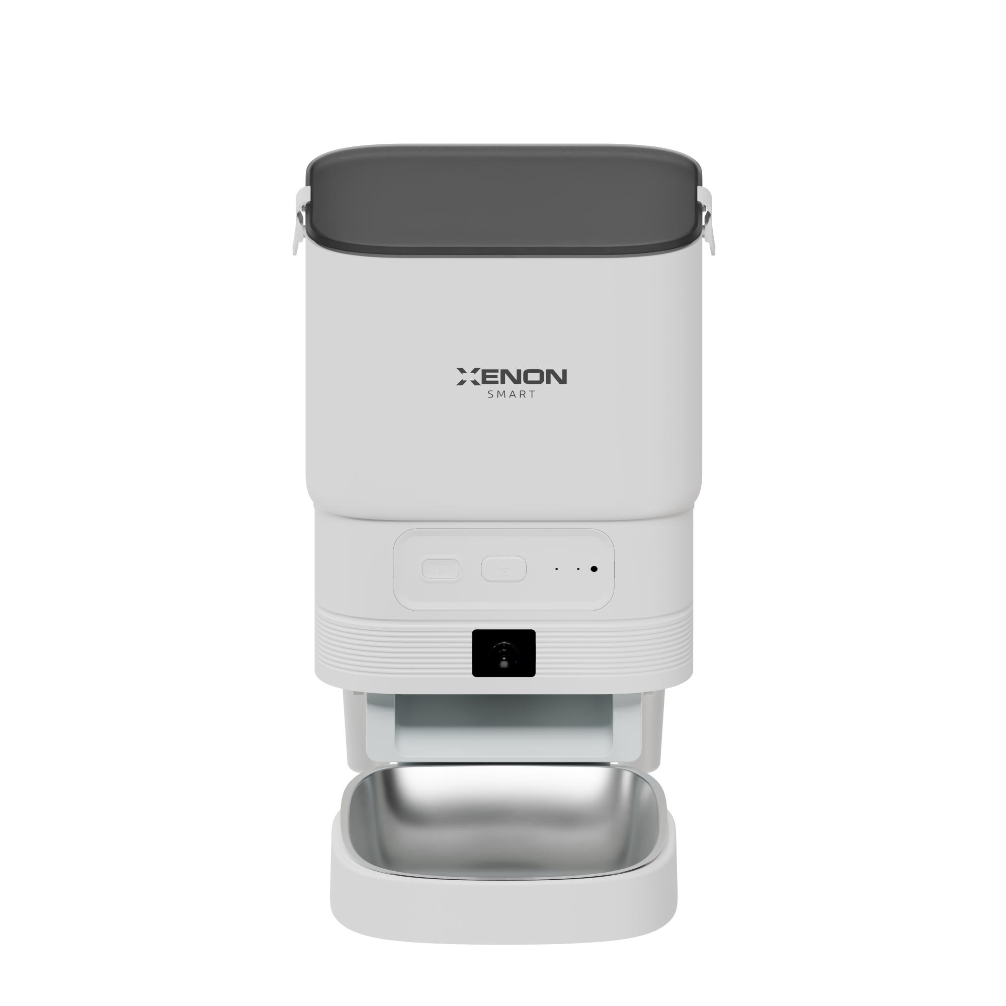 Xenon Smart X8614 1080p 4L Akıllı Mama Kabı Kameralı Wi-Fi Mobil Kontrol Çelik Kase Gece Görüşlü
