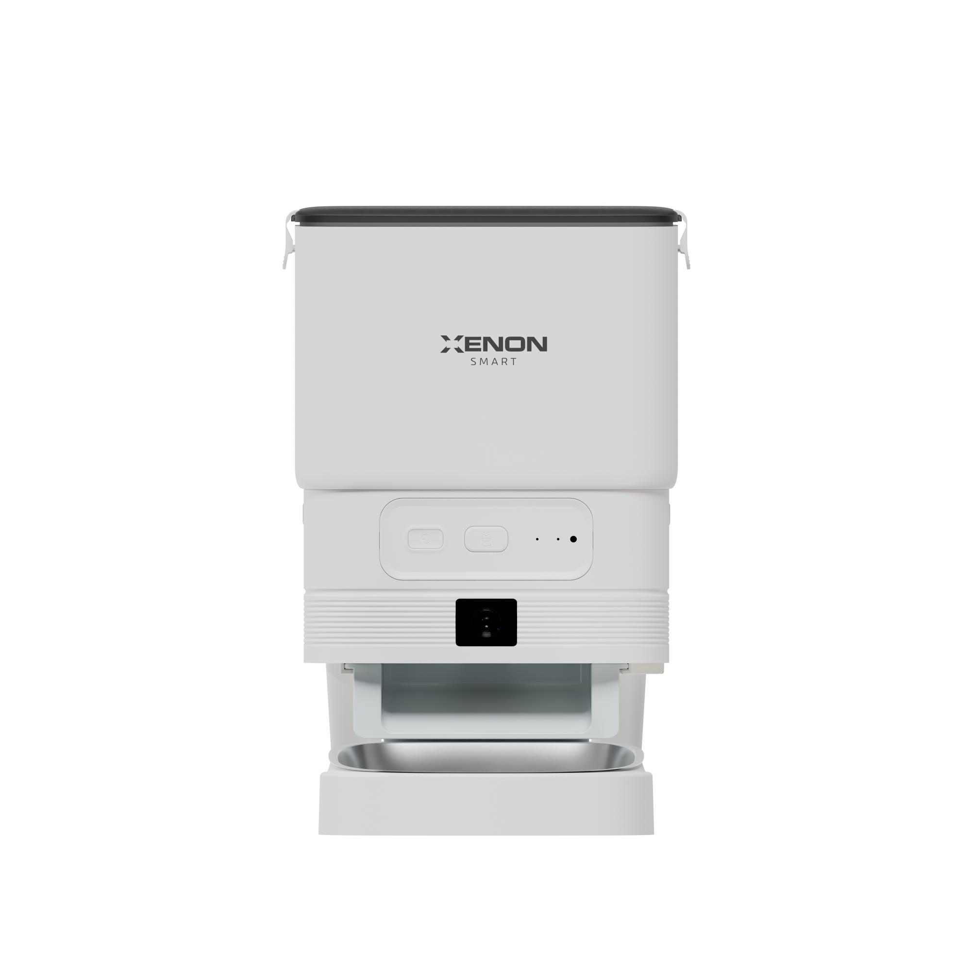Xenon Smart X8614 1080p 4L Akıllı Mama Kabı Kameralı Wi-Fi Mobil Kontrol Çelik Kase Gece Görüşlü