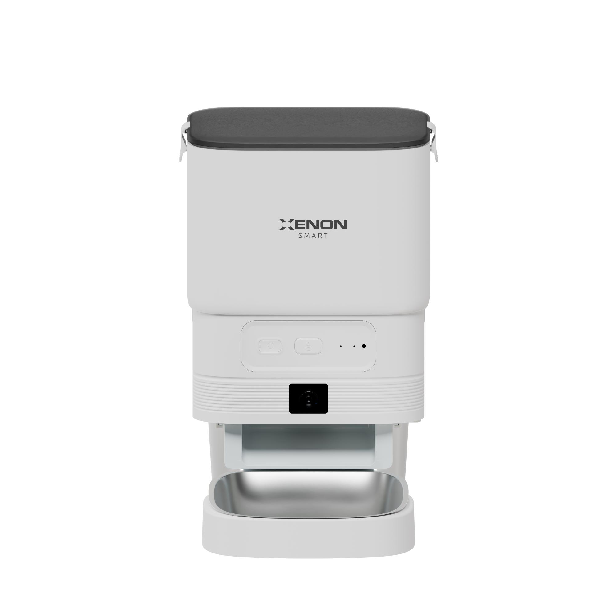 Xenon Smart X8614 1080p 4L Akıllı Mama Kabı Kameralı Wi-Fi Mobil Kontrol Çelik Kase Gece Görüşlü