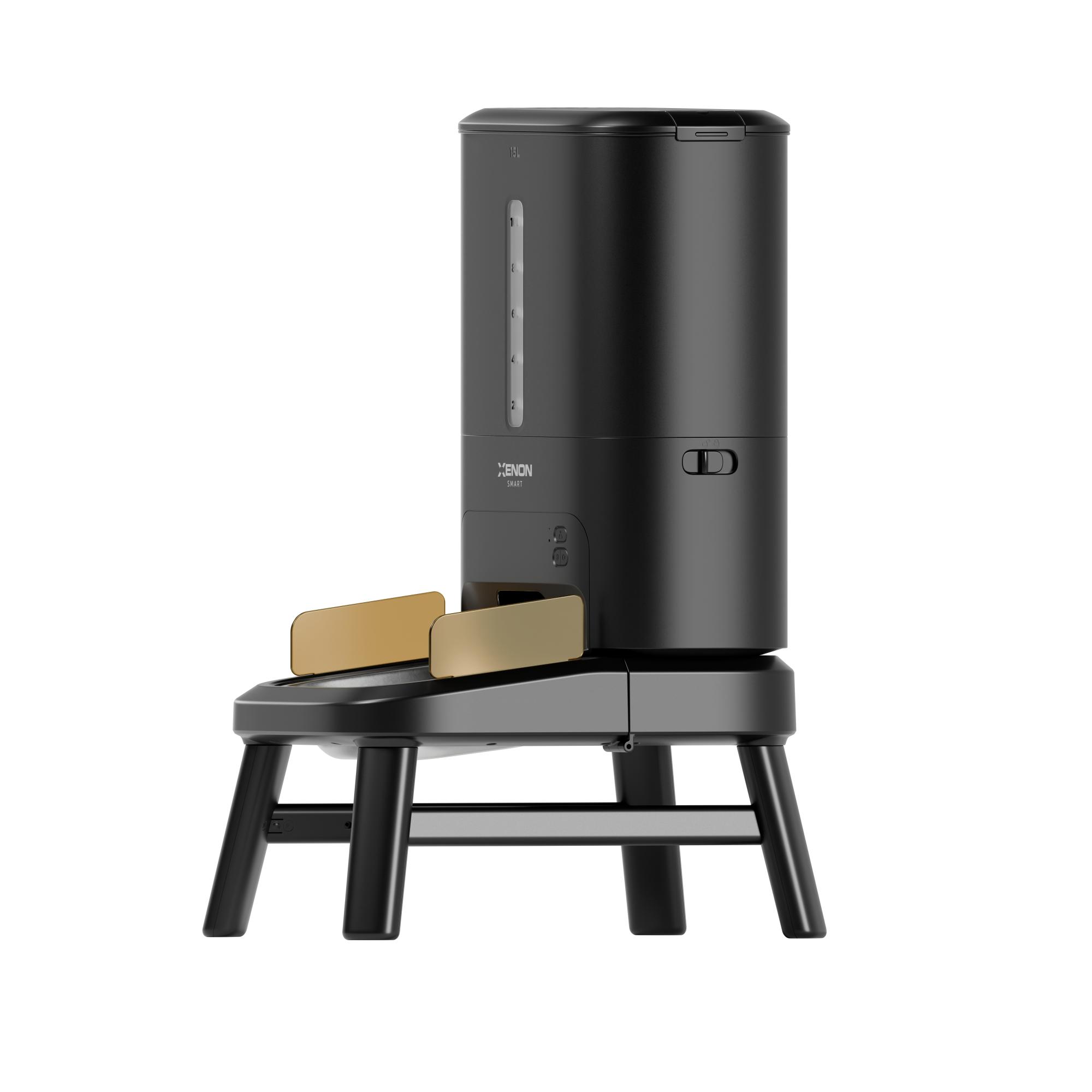Xenon Smart X8630 15L Akıllı Köpek Mama Kabı Wi-Fi Mobil Kontrol Yükseklik Ayarlı Büyük Taneli Mama Uyumlu