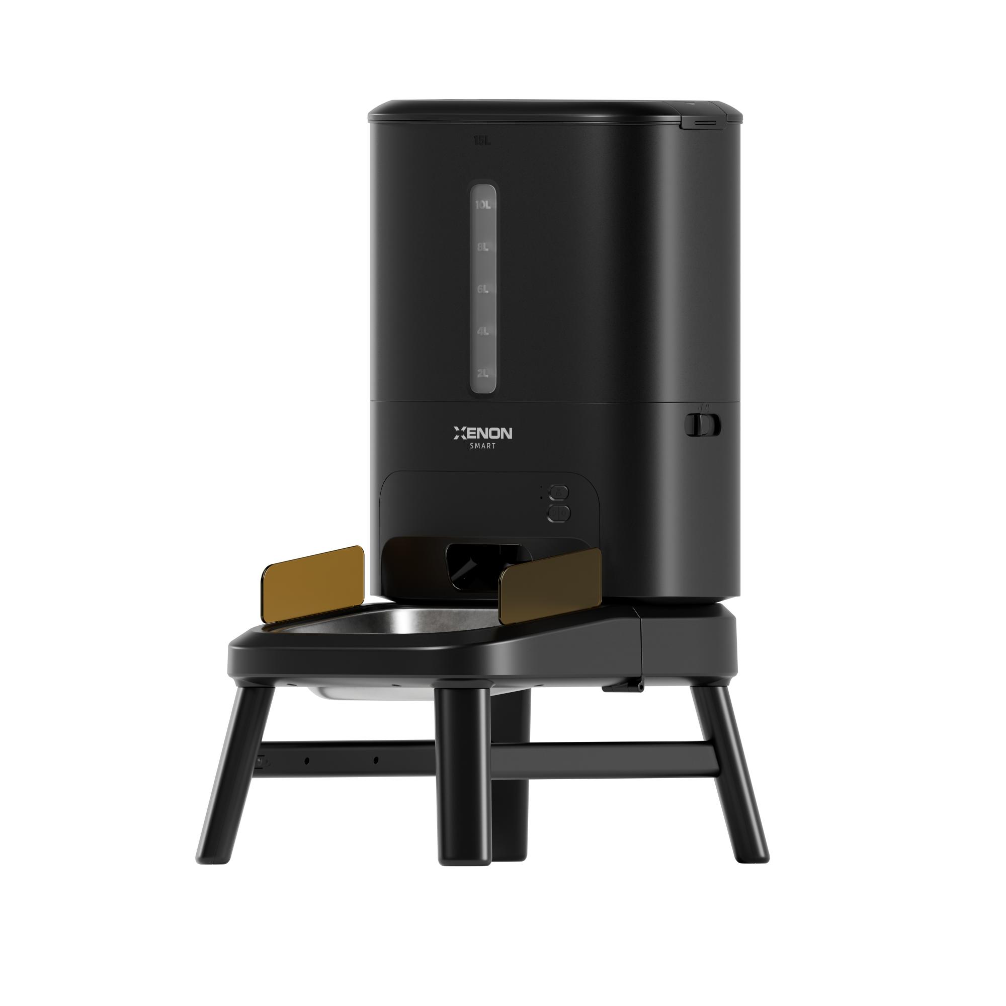 Xenon Smart X8630 15L Akıllı Köpek Mama Kabı Wi-Fi Mobil Kontrol Yükseklik Ayarlı Büyük Taneli Mama Uyumlu