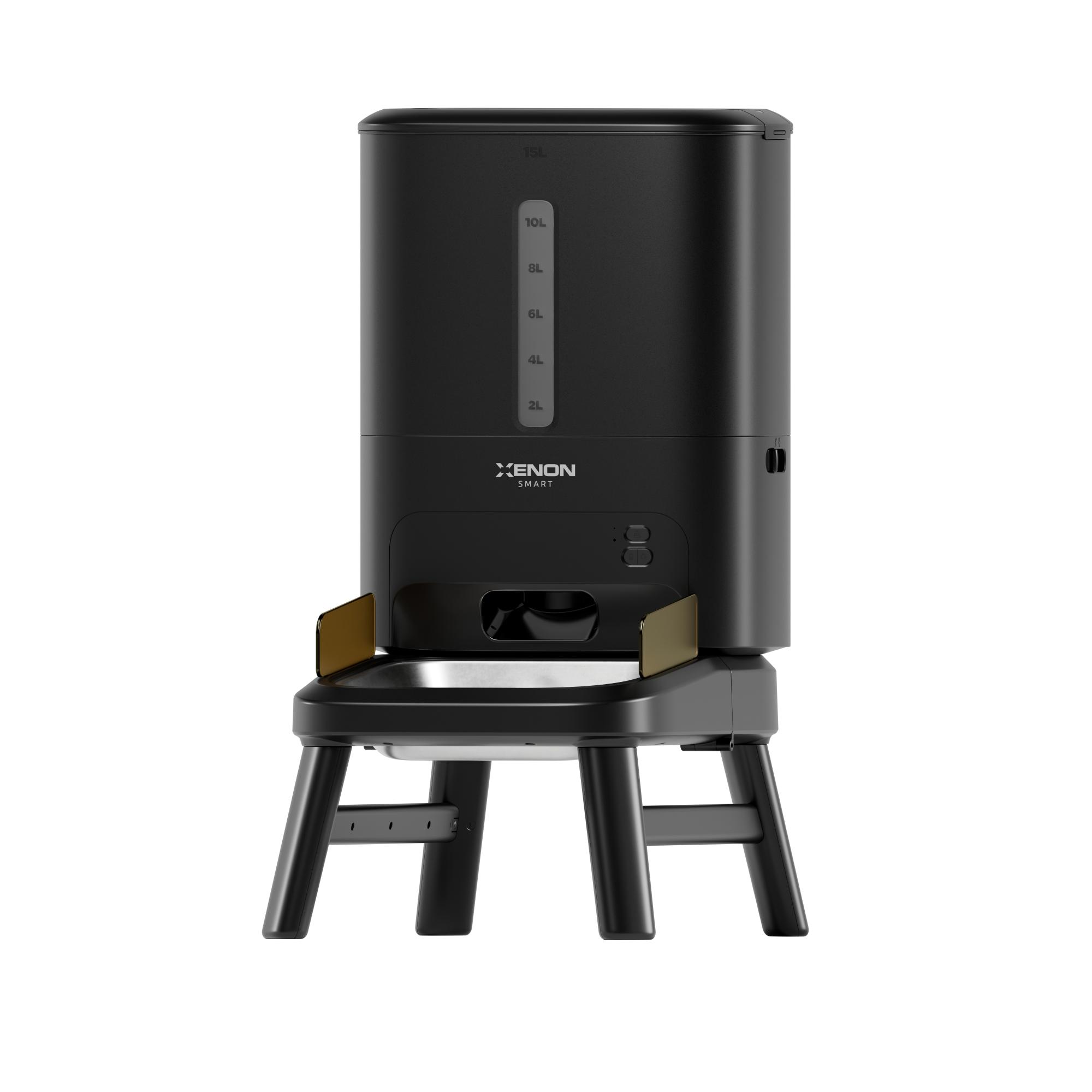 Xenon Smart X8630 15L Akıllı Köpek Mama Kabı Wi-Fi Mobil Kontrol Yükseklik Ayarlı Büyük Taneli Mama Uyumlu