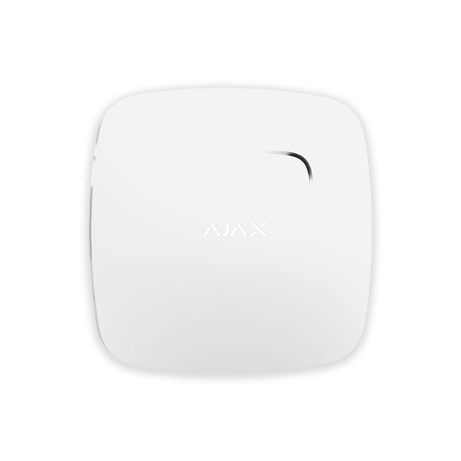 Ajax Systems 52250.136.WH1 FireProtect 2 RB Entegre Sirenli Kablosuz Duman ve Isı Dedektörü, Beyaz